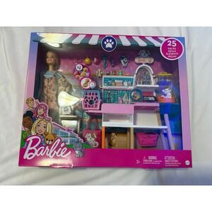 Barbie Pet Vet Playset Doll Accessories Carrier Grooming Station Toys For Kids